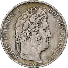 France, 5 Francs, Louis-Philippe, 1847, Paris, Silver, EF(40-45), Gadoury:678a