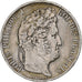 France, 5 Francs, Louis-Philippe, 1847, Paris, Silver, EF(40-45), Gadoury:678a