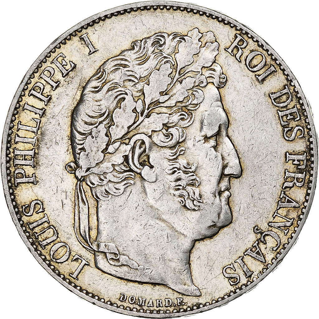 France, 5 Francs, Louis-Philippe, 1848, Paris, Argent, TTB, Gadoury:678a