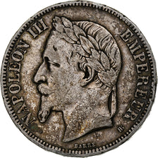 Coin, France, Napoléon III, 5 Francs, 1867, Strasbourg, VF(30-35), Silver