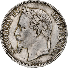 Moneta, Francja, Napoléon III, 5 Francs, 1867, Strasbourg, VF(30-35), Srebro