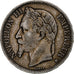Moneda, Francia, Napoleon III, 5 Francs, 1868, Strasbourg, BC+, Plata