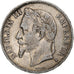 Moeda, França, Napoleon III, 5 Francs, 1869, Paris, VF(30-35), Prata, KM:799.1
