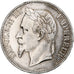 Moeda, França, Napoleon III, 5 Francs, 1870, Paris, EF(40-45), Prata, KM:799.1