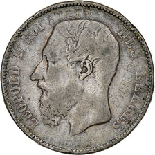 Monnaie, Belgique, Leopold II, 5 Francs, 5 Frank, 1868, TB, Argent, KM:24