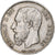 Belgio, Leopold II, 5 Francs, 5 Frank, 1871, Argento, BB, KM:24