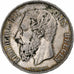 Munten, België, Leopold II, 5 Francs, 5 Frank, 1873, FR, Zilver, KM:24