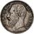 Moneda, Bélgica, Leopold II, 5 Francs, 5 Frank, 1876, BC+, Plata, KM:24
