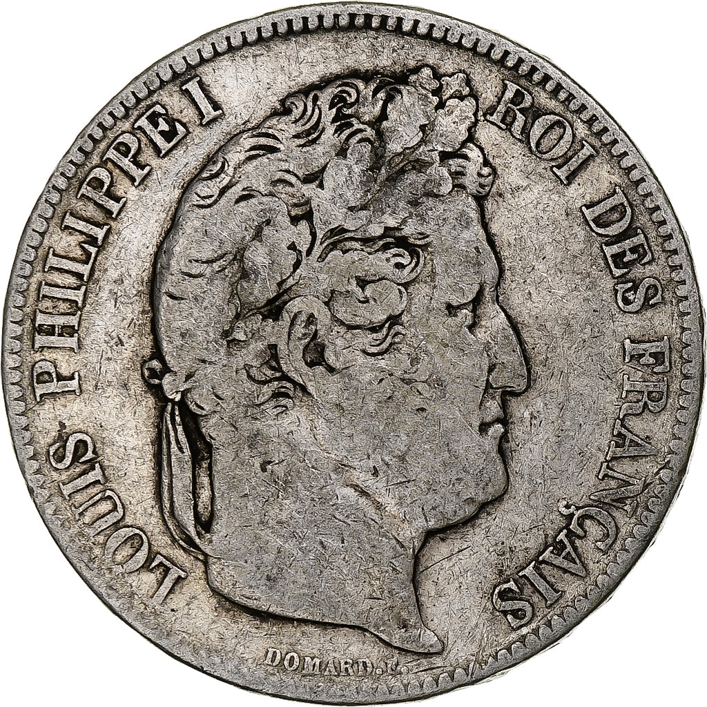 Moneta, Francja, Louis-Philippe, 5 Francs, 1832, Paris, VF(20-25), Srebro