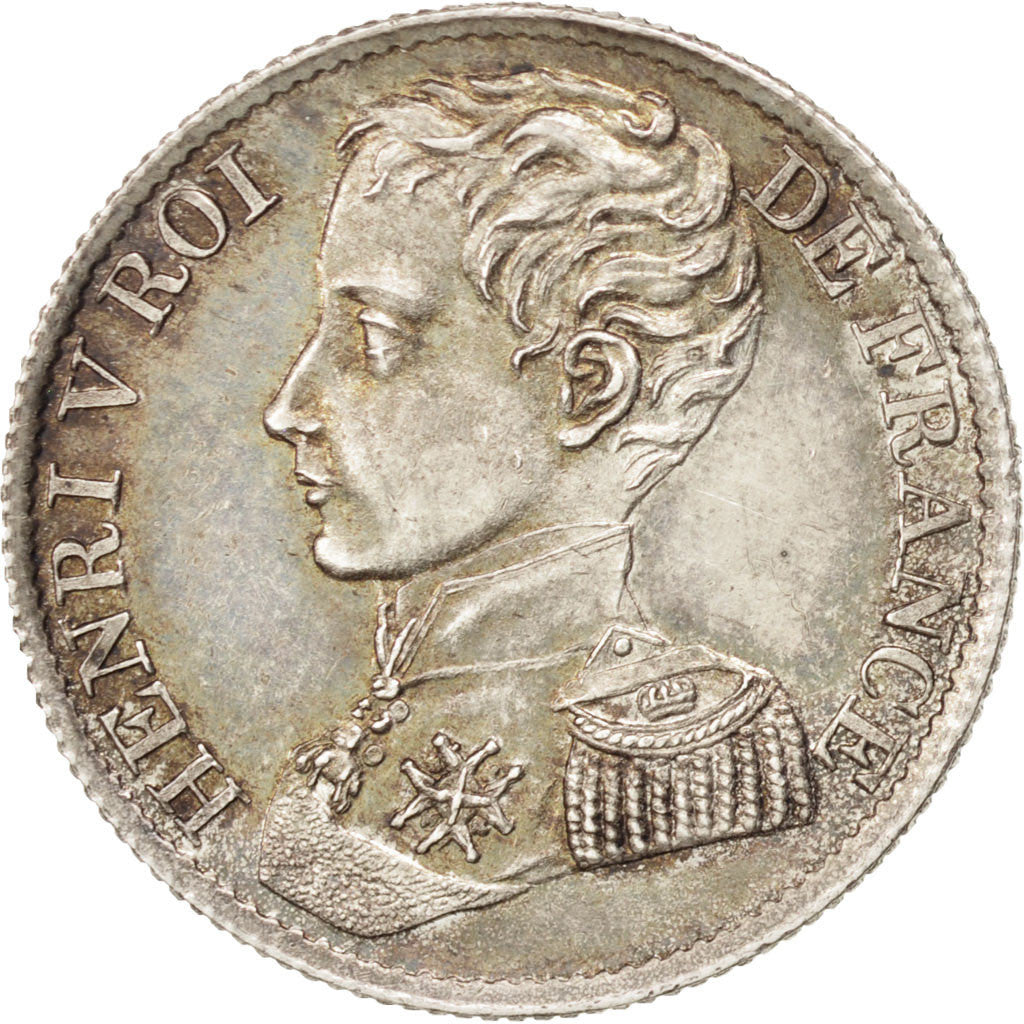 Moneta, Francia, Henri V, Franc, 1831, SPL-, Argento, KM:28.2, Gadoury:451