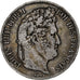 Moneta, Francia, Louis-Philippe, 5 Francs, 1838, Paris, MB+, Argento, KM:749.1