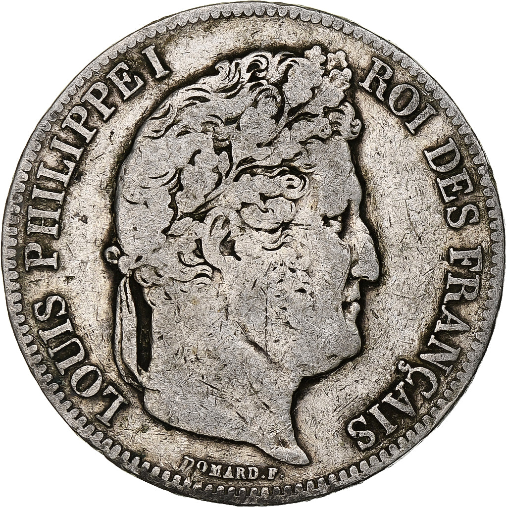 France, 5 Francs, Louis-Philippe, 1839, Lille, Argent, TB, Gadoury:678, KM:749.3