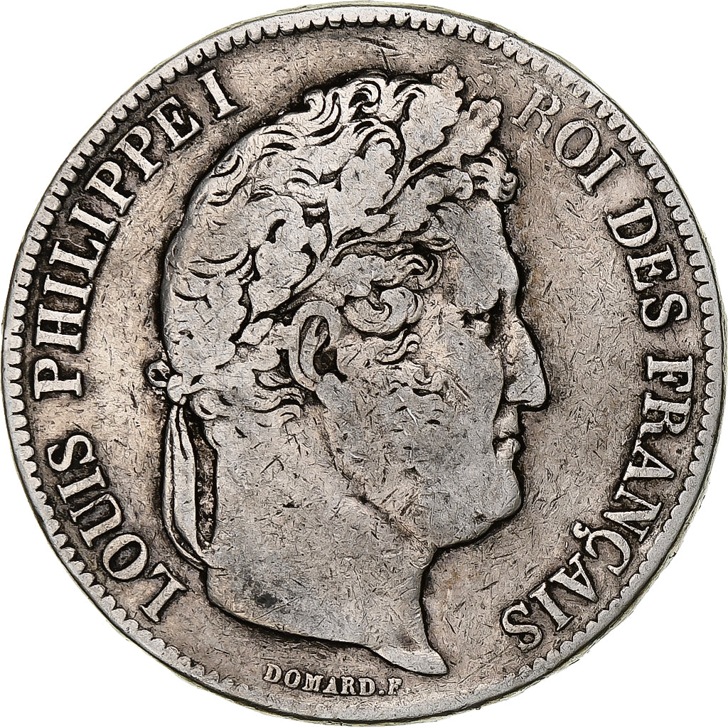 Munten, Frankrijk, Louis-Philippe, 5 Francs, 1841, Paris, FR, Zilver, KM:749.1