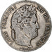 Moneta, Francia, Louis-Philippe, 5 Francs, 1842, Rouen, MB, Argento, KM:749.2