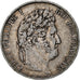 França, 5 Francs, Louis-Philippe, 1844, Lille, Prata, EF(40-45), Gadoury:678a