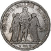 Moneda, Francia, Hercule, 5 Francs, 1873, Paris, BC+, Plata, KM:820.1