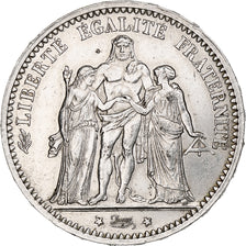 France, 5 Francs, Hercule, 1874, Paris, Argent, TTB+, Gadoury:745a, KM:820.1