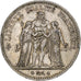 Moneta, Francia, Hercule, 5 Francs, 1876, Paris, BB, Argento, KM:820.1