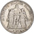 Moneta, Francia, Hercule, 5 Francs, 1876, Paris, BB+, Argento, KM:820.1