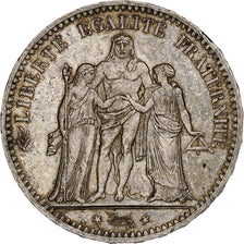 Monnaie, France, Hercule, 5 Francs, 1877, Paris, TTB+, Argent, Gadoury:745a