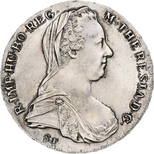 Autriche, Joseph II, Thaler, 1780, Refrappe, Argent, SUP, KM:T1