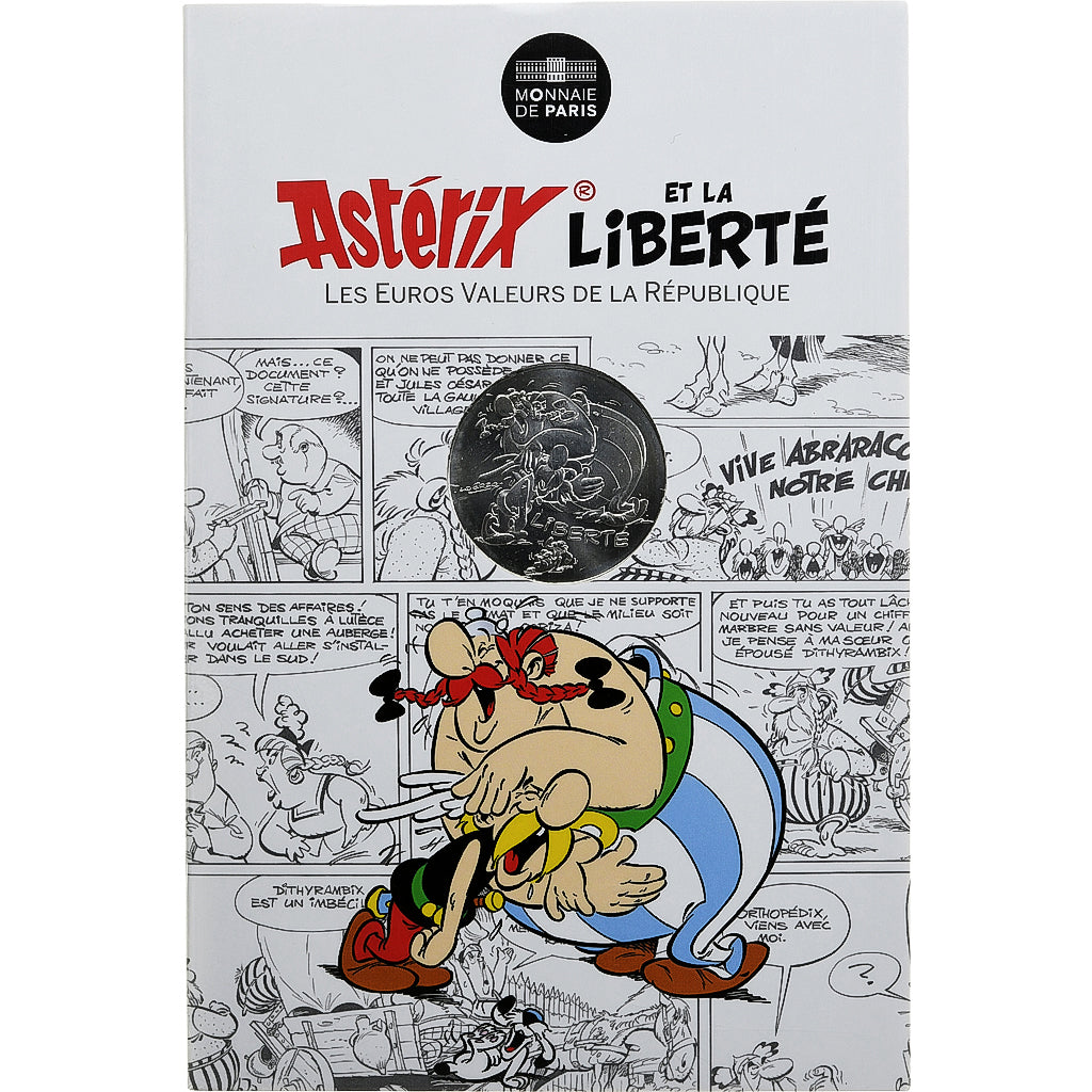 France, 10 Euro, Astérix - Liberté - Le cadeau de César, 2015, Paris, FDC