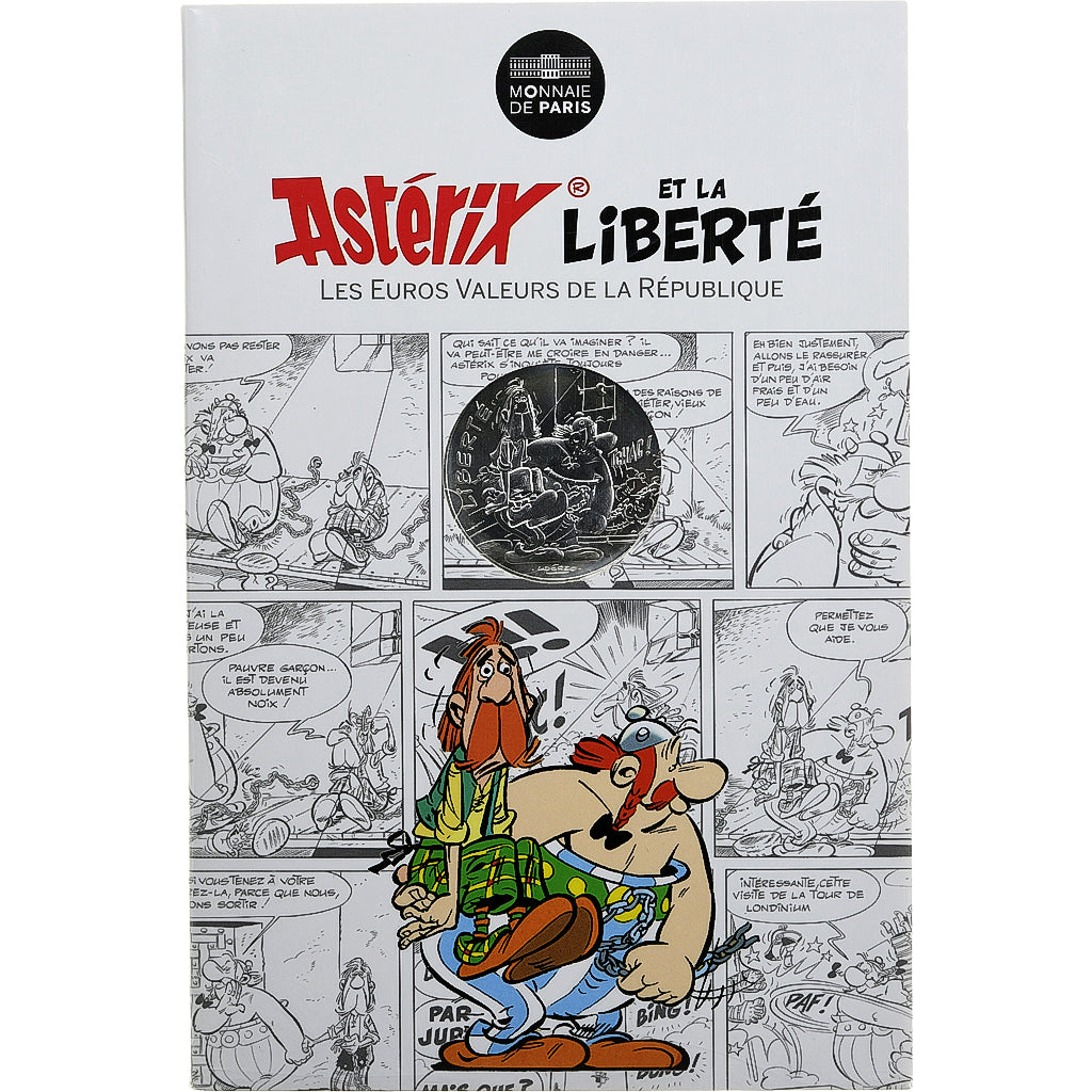 Francia, 10 Euro, Astérix - Liberté - Chez les Bretons, 2015, Paris, FDC
