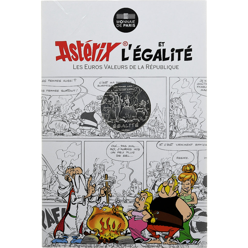 France, Monnaie de Paris, 10 Euro, Astérix Égalité (Le devin - Panoramix)