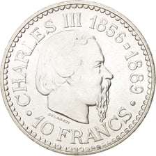 Coin, Monaco, Rainier III, 10 Francs, 1966, MS(63), Silver, KM:146, Gadoury:155