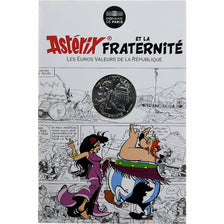 Francia, 10 Euro, Fraternité, Astérix, 2015, Paris, FDC, Argento