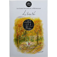 France, Monnaie de Paris, 10 Euro, Liberté Automne Sempé, 2014, Paris, FDC
