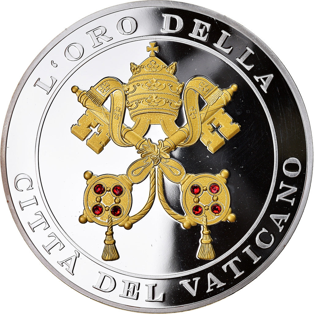 France, Medal, Evangile, Saint-Marc, 2014, MS(65-70), Copper Plated Silver