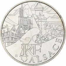 France, 10 Euro, Alsace, 2011, Paris, FDC, Argent, KM:1734
