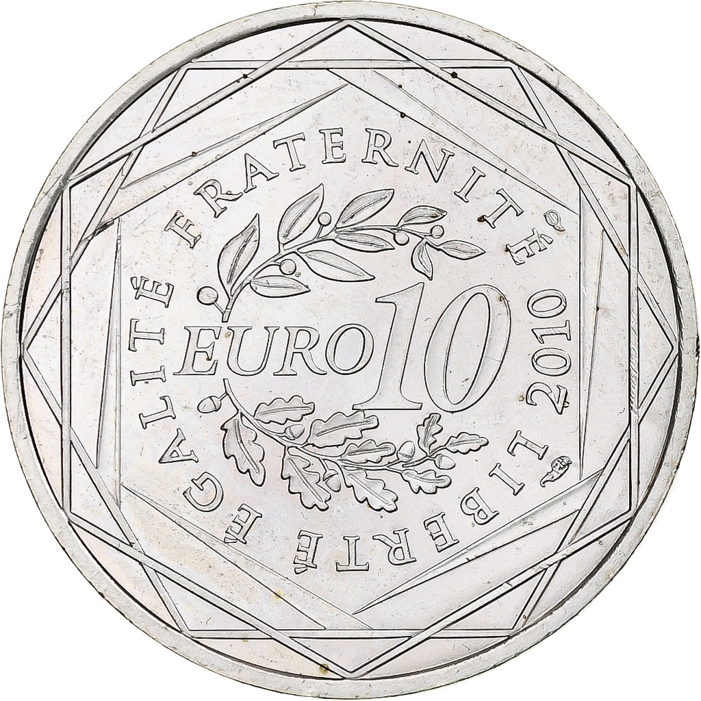 Francja, 10 Euro, Euros des régions, 2010, Monnaie de Paris, Poitou-Charente