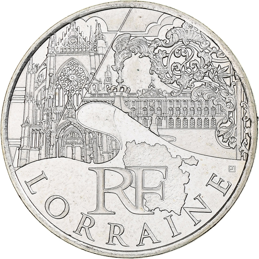 Frankreich, 10 Euro, Lorraine, 2011, Paris, STGL, Silber, KM:1743