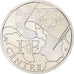 France, 10 Euro, Centre, 2010, Paris, MS(65-70), Silver, KM:1650