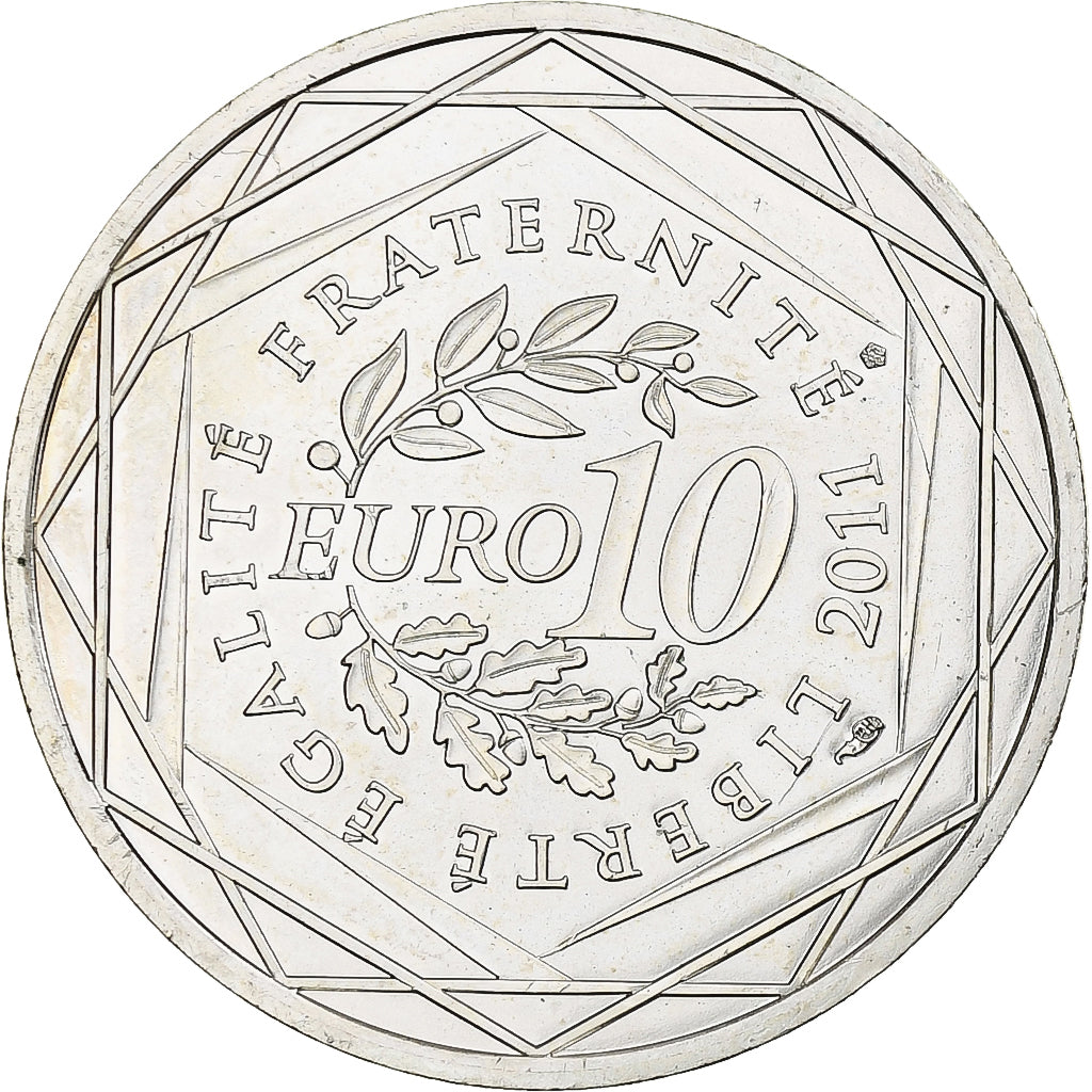Frankreich, 10 Euro, Limousin, 2011, Paris, STGL, Silber, KM:1742