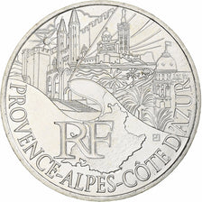 Francia, 10 Euro, Provence-Alpes-Cote d'Azur, 2011, Paris, FDC, Argento, KM:1749
