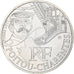 Francia, 10 Euro, 2012, Poitou-Charente, FDC, Argento