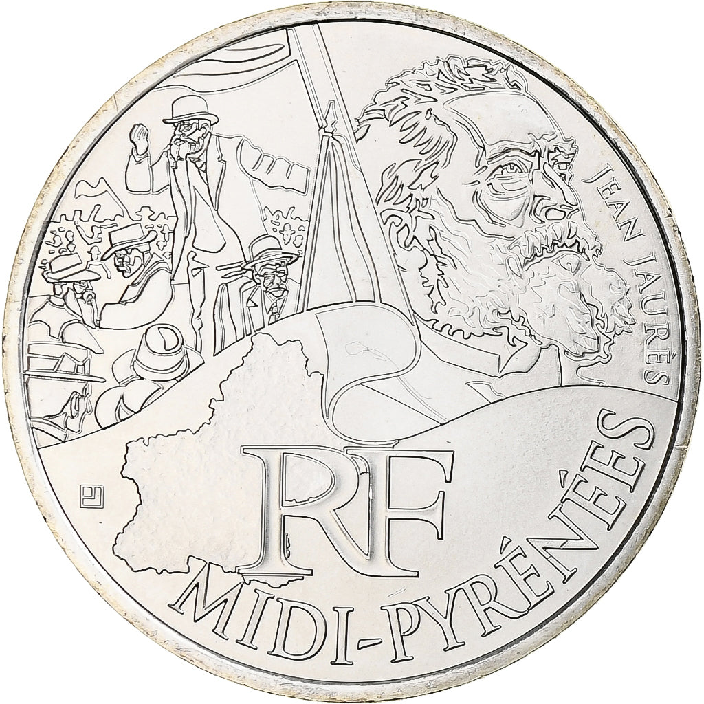 Francja, 10 Euro, Euros des régions, 2012, Monnaie de Paris, Midi-Pyrénées
