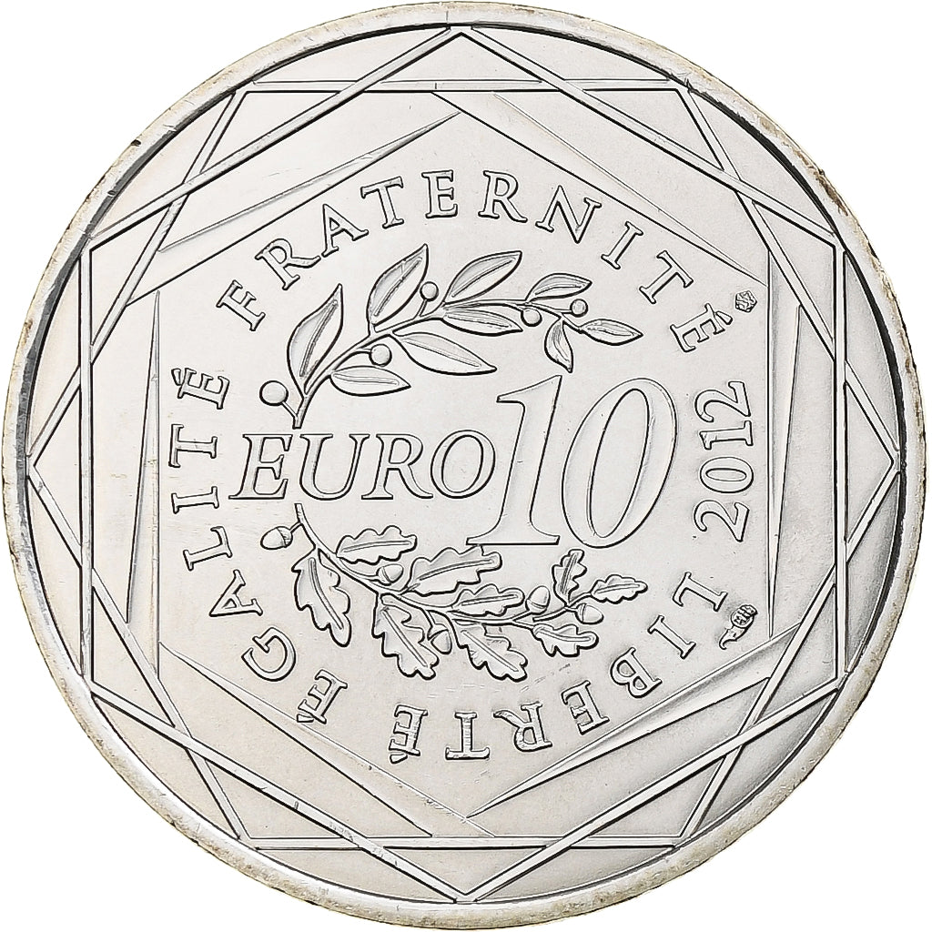 France, 10 Euro, Basse Normandie, 2012, Paris, FDC, Argent, Gadoury:EU514