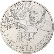 Francia, 10 Euro, Pays de la Loire, 2012, Paris, FDC, Argento, KM:1881