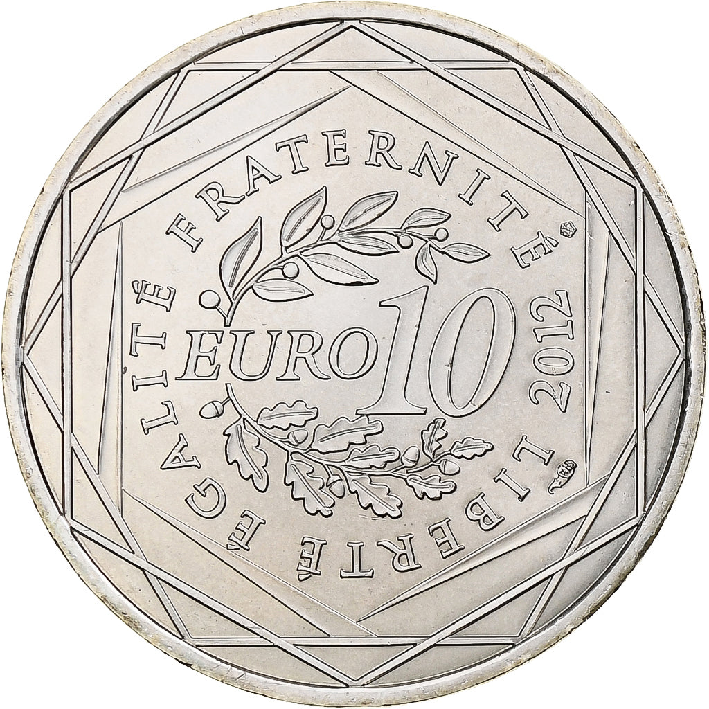 Francia, 10 Euro, Pays de la Loire, 2012, Paris, FDC, Argento, KM:1881