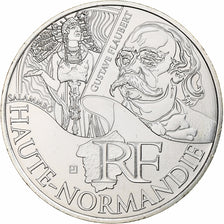 Frankrijk, 10 Euro, Haute Normandie, 2012, Paris, Haute-Normandie, FDC, Zilver