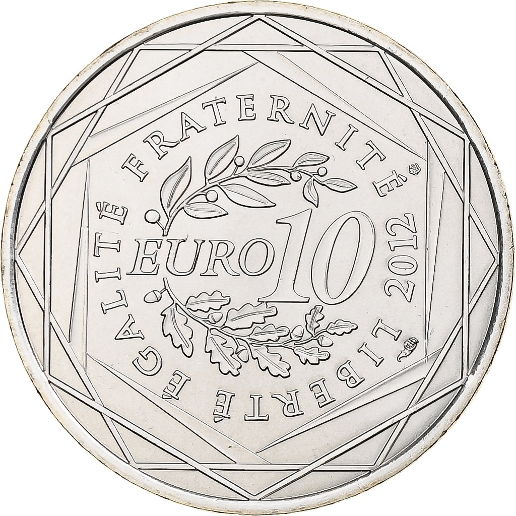 France, 10 Euro, Alsace, 2012, Paris, MS(65-70), Silver, Gadoury:EU514, KM:1870