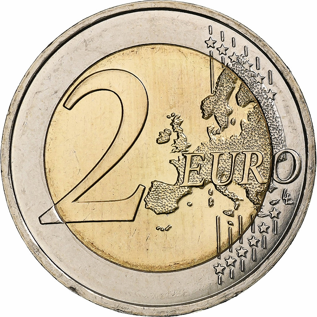 France, 2 Euro, 2017, 25e Anniversaire du Ruban Rose, FDC, Bimétallique