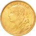 SWITZERLAND, 20 Francs, 1949, Bern, KM #35.2, AU(55-58), Gold, 6.45