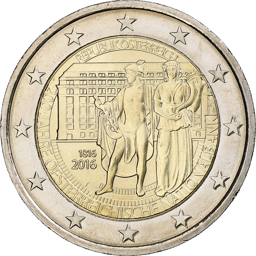 Austria, 2 Euro, Banque nationale, 2016, SPL+, Bi-metallico, KM:New