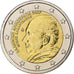 Grecja, 2 Euro, Nikos Kazantzakis, 2017, MS(64), Bimetaliczny, KM:New
