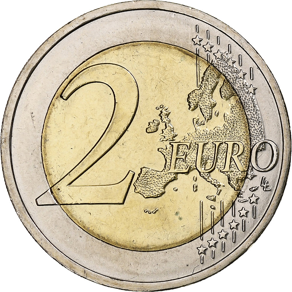 Portugal, 2 Euro, 250 ans de la monnaie, 2018, Lisbon, MS(64), Bimetaliczny